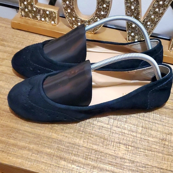 Sole Society Women's Suede Tanya Ballerina Slip-On Loafers Sz 9.5 - Picture 2 of 9